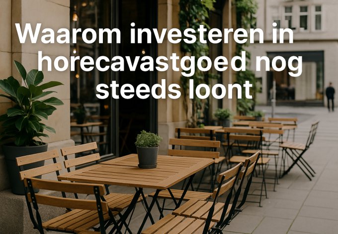 Waarom investeren in horecavastgoed nog steeds loont